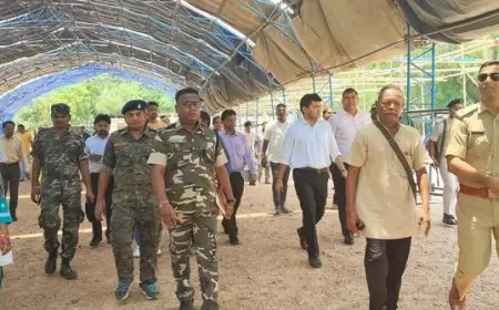 मुख्यमंत्री चंपई सोरेन के घाटशिला आगमन को लेकर प्रशासनिक तैयारियों की समीक्षा