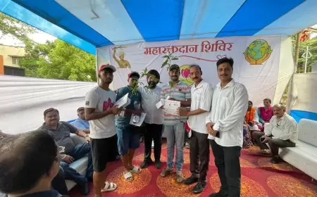Amarpreet Singh Kale ji's 'Arpan' Seva Sansthan successfully organized blood donation camp today.