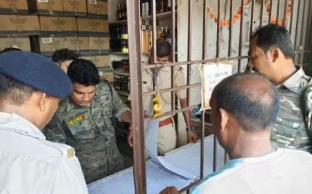 घाटशिला और मऊभंडार की शराब दुकानों में लाखों की चोरी, नकदी और शराब की पेटियों पर चोरों ने किया हाथ साफ, पुलिस जांच में जुटी।
