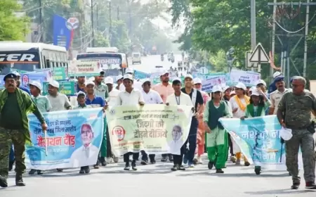 सरायकेला में नशा के खिलाफ मैराथन दौड़ आयोजित: स्कूली बच्चों और पुलिस प्रशासन की सहभागिता