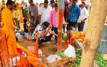 जमशेदपुर में पुरानी मांग हुई पूरी: परसुडीह नामोटोला में बजरंगबली मंदिर निर्माण का शुभारंभ