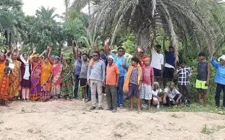 गालूडीह में श्मशान भूमि पर अतिक्रमण से उपजा विवाद, 16 हजार रुपये और पाठा पर बनी सहमति