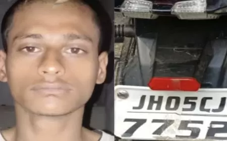 जमशेदपुर में मोटरसाइकिल चोरी का खुलासा: पुलिस ने आरोपी को गिरफ्तार कर चोरी की बाइक बरामद की