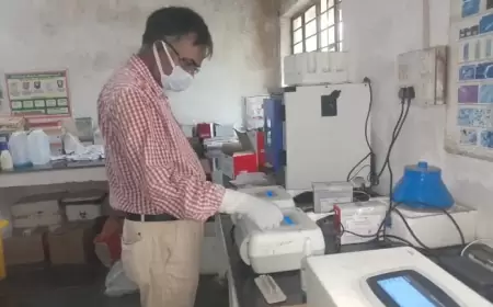 केंदाडीह सामुदायिक स्वास्थ्य केंद्र में लैब तकनीशियन की कमी, एक लैब तकनीशियन के भरोसे चल रहा केंद्र