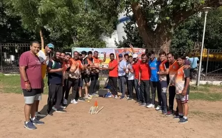 मारवाड़ी युवा मंच की टाटानगर अचीवर्स शाखा द्वारा बिष्टुपुर में फ्रेंडली क्रिकेट मैच का आयोजन, स्टील सिटी ब्रांच की टीम बनी विजेता
