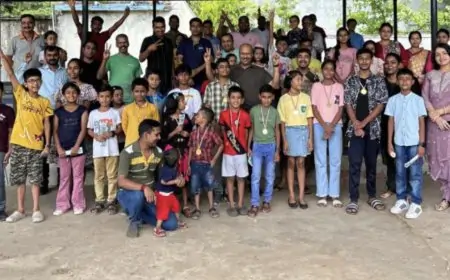 टीजीएस कॉलोनी में नैतिकता पर जोर! बच्चों के लिए ड्राइंग और क्विज कॉम्पटीशन का आयोजन