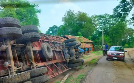 झारखंड-ओडिशा बॉर्डर पर पोटका क्षेत्र में सड़कों की बदहाल स्थिति: रोजाना हादसे