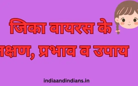 जिका वायरस के लक्षण, प्रभाव व उपाय | Zika Virus symptoms, treatment effects hindi