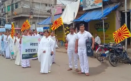 चक्रधरपुर में ब्रह्माकुमारिज की नशा मुक्ति रैली: जानें कैसे बना यह जागरूकता अभियान सफल!