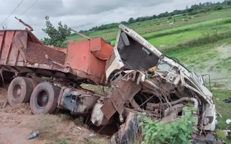 जगन्नाथपुर में भयानक हादसा: दो ट्रेलर की टक्कर में एक की मौत, दूसरा गंभीर घायल!