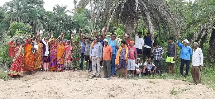 गालूडीह में श्मशान भूमि पर अतिक्रमण से उपजा विवाद, 16 हजार रुपये और पाठा पर बनी सहमति