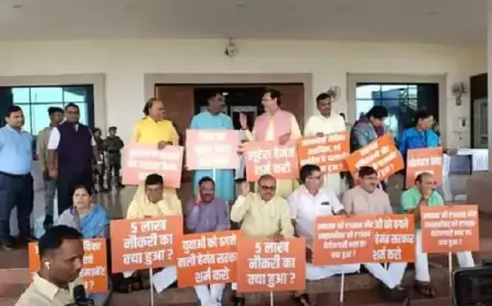 झारखंड विधानसभा में हंगामा: 18 भाजपा विधायक सस्पेंड