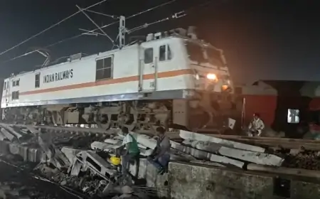 बड़ा ट्रेन हादसा: खरसावां स्टेशन मास्टर ने दर्ज की FIR, जांच की मांग