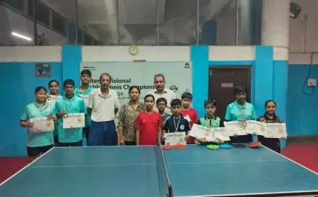 टाटा स्टील ट्रेनिंग सेंटर के कैडेट्स का जलवा, झारखंड स्टेट रैंकिंग टेबल टेनिस चैंपियनशिप में जीते 17 पदक