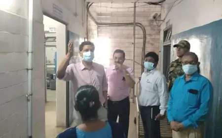 Jamshedpur MGM Inspection: रांची से प्रधान सचिव ने किया अस्पतालों का निरीक्षण, पायी कई खामियां