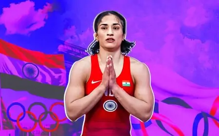 पेरिस ओलंपिक में विनेश फोगट की अयोग्यता: भारतीय कुश्ती के लिए एक दुखद झटका