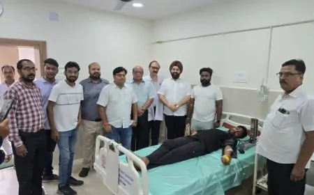 मारवाड़ी युवा मंच और राजस्थान सेवासदन अस्पताल ने मिलकर आयोजित किया रक्तदान शिविर, जुटे कई समाजसेवी