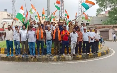 हर घर तिरंगा अभियान का जोरदार आगाज: बारीडीह में जनसम्पर्क यात्रा के माध्यम से फैलाई जागरूकता