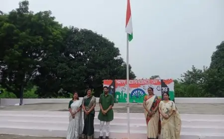 जमशेदपुर के एनएमएल केरला पब्लिक स्कूल ने 78वां स्वतंत्रता दिवस बेजोड़ देशभक्ति के साथ मनाया