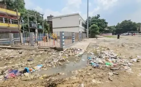 मानगो नगर निगम की लापरवाही से स्थानीय निवासियों में आक्रोश, गांधी मैदान के सौंदर्यीकरण में खानापूर्ति का आरोप