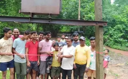 बहरागोड़ा के मानुषमुड़िया में आसमानी बिजली से जला ट्रांसफार्मर, एक हफ्ते के बाद नया ट्रांसफार्मर लगते ही ग्रामीणों में छाया उत्साह!
