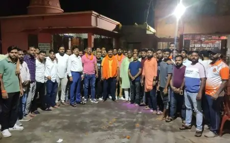 प्रदीप पाठक बने नामदा बस्ती दुर्गा पूजा समिति के नए अध्यक्ष, पूजा की तैयारियों में जुटे स्थानीय लोग