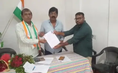 पुरुषोत्तम बाल्मीकि ने बहरागोड़ा से कांग्रेस के उम्मीदवार के रूप में की दावेदारी, जीत का दावा किया