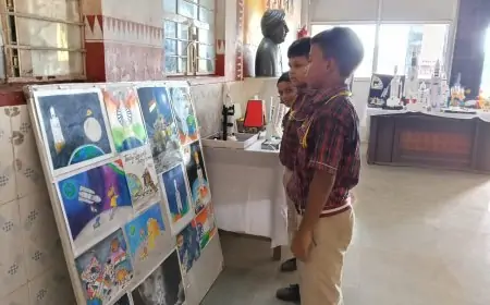 अंतरिक्ष दिवस पर टीपीएस डीएवी में छात्र-छात्राओं का शानदार प्रदर्शन