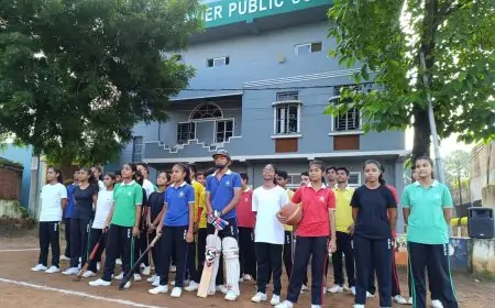 जमशेदपुर के जेवियर पब्लिक स्कूल में राष्ट्रीय खेल दिवस हर्षोल्लास के साथ मनाया गया