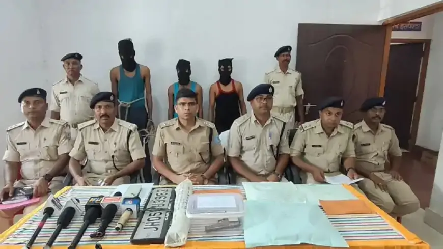 राजनगर पुलिस की बड़ी कामयाबी: डॉ. बी. मंडल हत्याकांड में तीन अपराधी गिरफ्तार