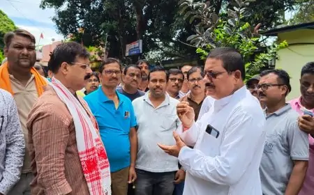 बारिडीह मंडल अध्यक्ष जीवन साहू के नेतृत्व में सिदगोड़ा में अवैध कारोबार बंद कराने की मांग