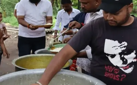 ईया फाउंडेशन ने बलदेव बस्ती में 200 से अधिक जरूरतमंदों को वितरित किया भोजन