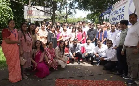 साकची में दो दिवसीय निःशुल्क कैंसर जाँच शिविर का आयोजन: पहले दिन 160 लोगों की हुई जाँच