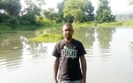 डैम में जलसंचय से किसान की धान की फसल बर्बाद, मुआवजे की गुहार