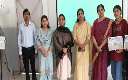 अलीगढ़ मुस्लिम विश्वविद्यालय में राष्ट्रीय पोषण सप्ताह पर भाषण प्रतियोगिता का आयोजन: अफ़ीफ़ा खान को मिला प्रथम पुरस्कार