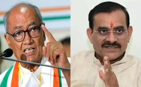 दिग्विजय सिंह का विवादित बयान: बीजेपी अध्यक्ष वीडी शर्मा को कहा 'नपुंसक'