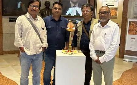 मुंबई के जहांगीर आर्ट गैलरी में 4 प्रमुख कलाकारों की भव्य प्रदर्शनी