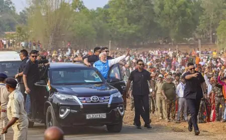 PM मोदी का जमशेदपुर दौरा: बस कुछ ही देर में करेंगे गोपाल मैदान में एंट्री