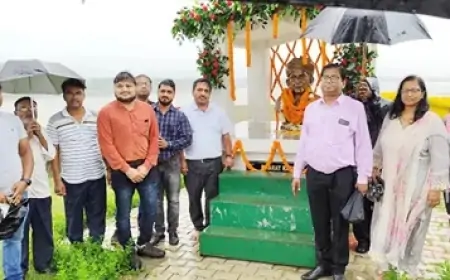 स्वर्णरेखा परियोजना में अभियंता दिवस की धूम: मोक्षगुंडम विश्वेश्वरैया की 163वीं जयंती पर श्रद्धांजलि