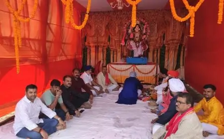 जमशेदपुर में भगवान विश्वकर्मा की धूमधाम से पूजा, सांस्कृतिक कार्यक्रम और विसर्जन जुलूस की तैयारी