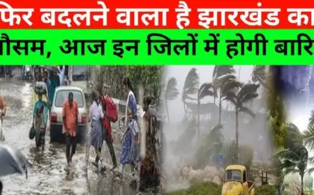 झारखंड में बारिश की राहत की उम्मीद नहीं, मौसम विभाग ने जारी किया येलो अलर्ट