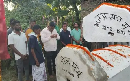 सालमपत्थर में शहीद खेलू और जगन्नाथ मुर्मू की याद में फुटबॉल टूर्नामेंट का आयोजन