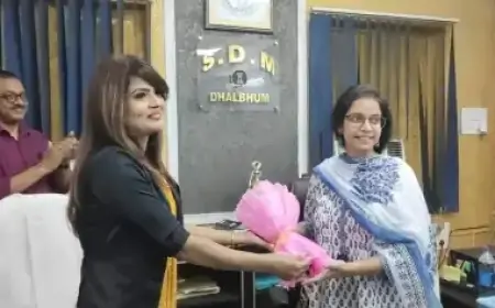 धालभूम की नई एसडीओ शताब्दी मजूमदार ने संभाला पदभार, जनता की समस्याओं के समाधान पर दिया जोर