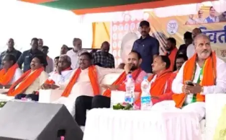 भाजपा की परिवर्तन यात्रा: पोटका में विशाल जनसभा से गूंजा बदलाव का नारा!