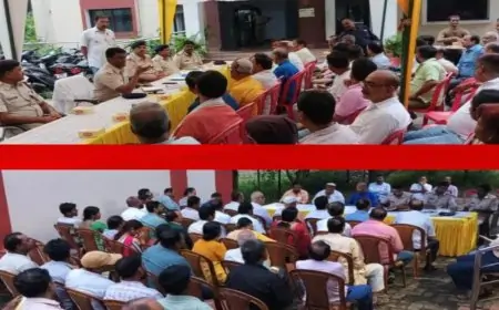 दुर्गा पूजा से पहले आदित्यपुर में कचरा और लचर व्यवस्था से बढ़ी परेशानी, शांति समिति की बैठक में जनता का फूटा गुस्सा