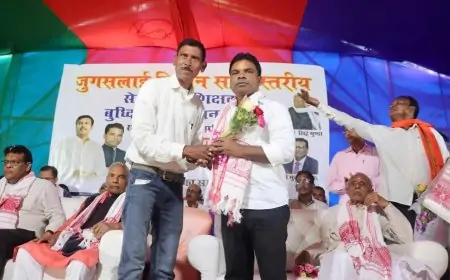 जुगसलाई को विकसित बनाने के लिए शिक्षकों और बुद्धिजीवियों का सहयोग जरूरी: राम चंद्र सहिस