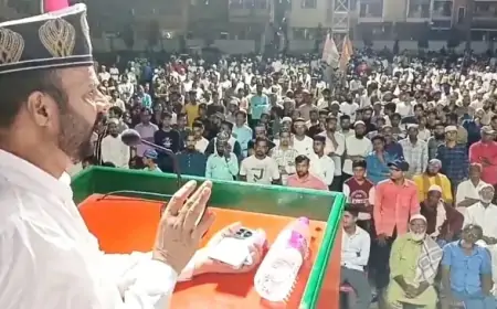वक्फ बोर्ड अधिनियम के संशोधन में रोक लगाने की मांग को लेकर जमशेदपुर के ईदगाह मैदान में जन आक्रोश सभा आयोजित, "मुसलमानों को ललकारना बंद करें असामाजिक तत्व": बाबर खान