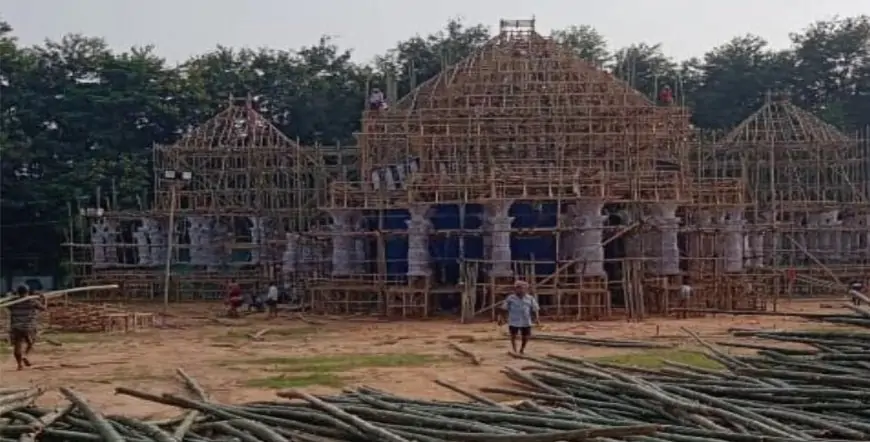 रांची में अयोध्या के श्री राम मंदिर का भव्य प्रारूप, श्रद्धालुओं के लिए खास दर्शन