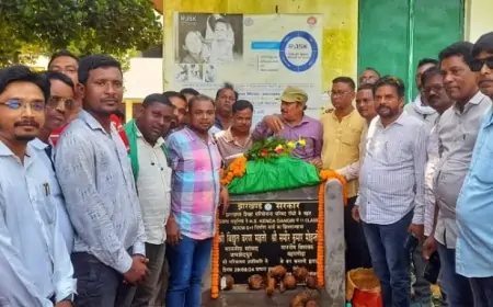 चालुनिया पंचायत में विधायक समीर मोहंती ने 11 कमरों वाले स्कूल भवन का किया शिलान्यास