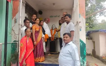 बर्मामाइंस में गांधी और शास्त्री जयंती धूमधाम से मनाई गई, गोंड आदिवासी संघ ने किया आयोजन